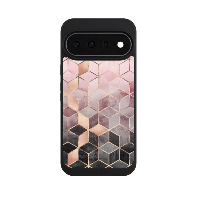 Pixel 11 Pro XL NIVOpure Pink-grauer Farbverlauf Würfel Druck