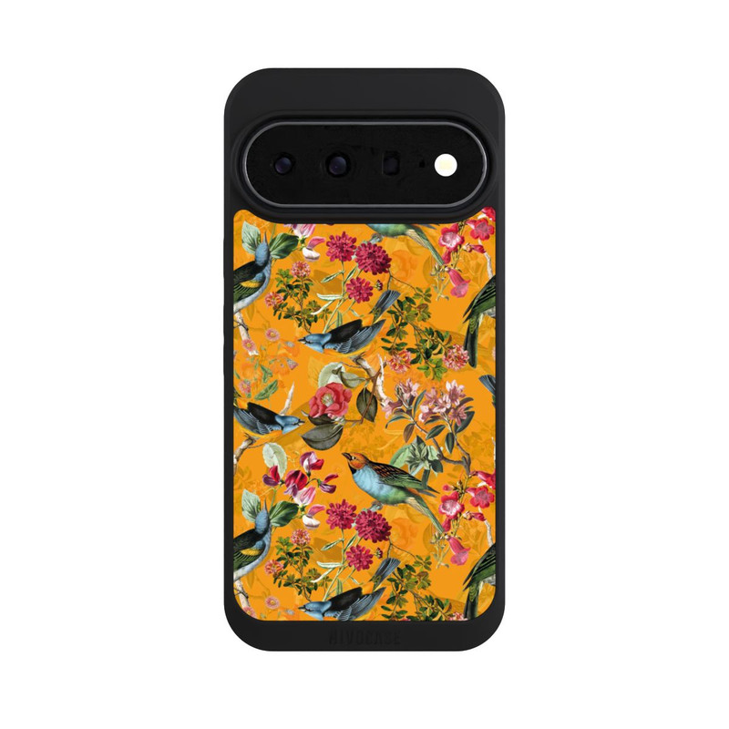 Pixel 11 Pro XL NIVOpure Tapete mit Vögeln und Blumen
