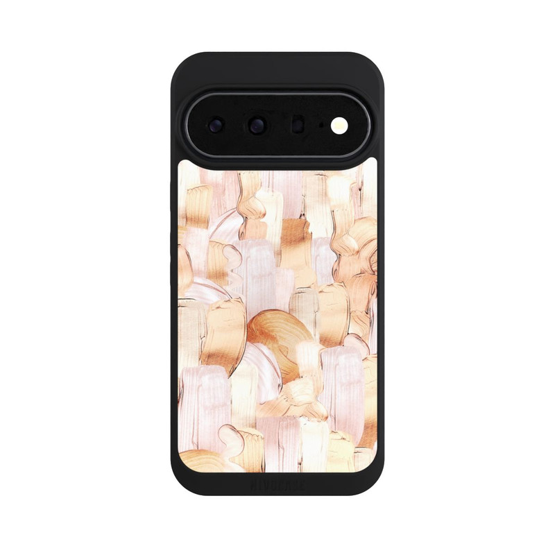 Pixel 11 Pro XL NIVOpure Weiß/Gold Pinsel Muster