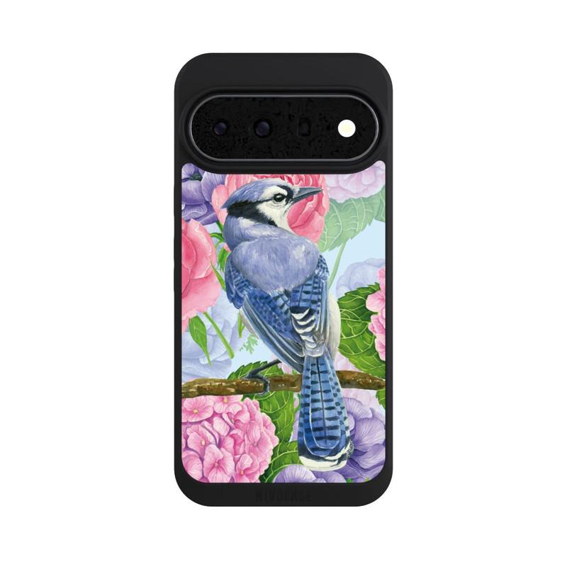 Pixel 11 Pro XL NIVOpure Blauhäher & Blumen