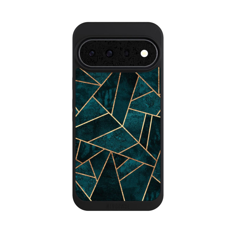 Pixel 11 Pro XL NIVOpure Tief Blaugrün Stein Gold Druck