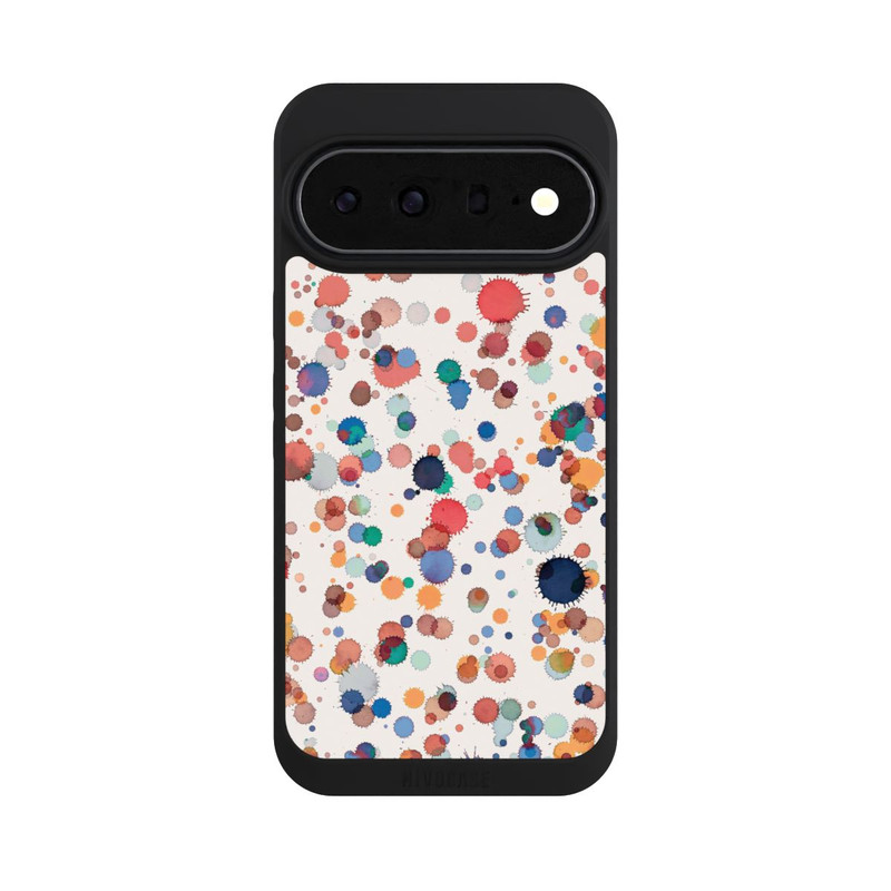Pixel 11 Pro XL NIVOpure Gouttes Aquarelle Texture Bleu Jaune