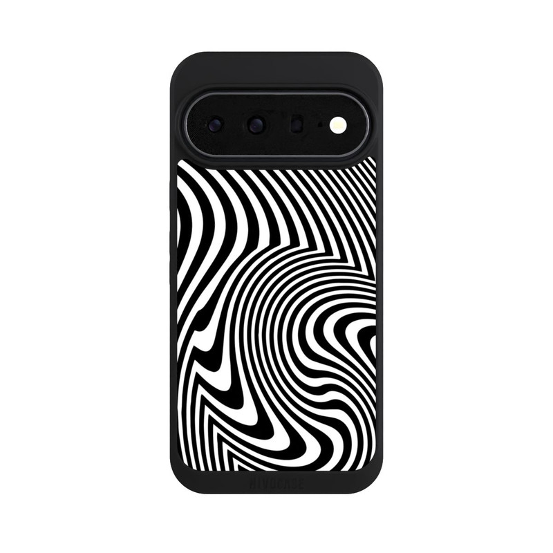 Pixel 11 Pro XL NIVOpure Vagues noires et blanches