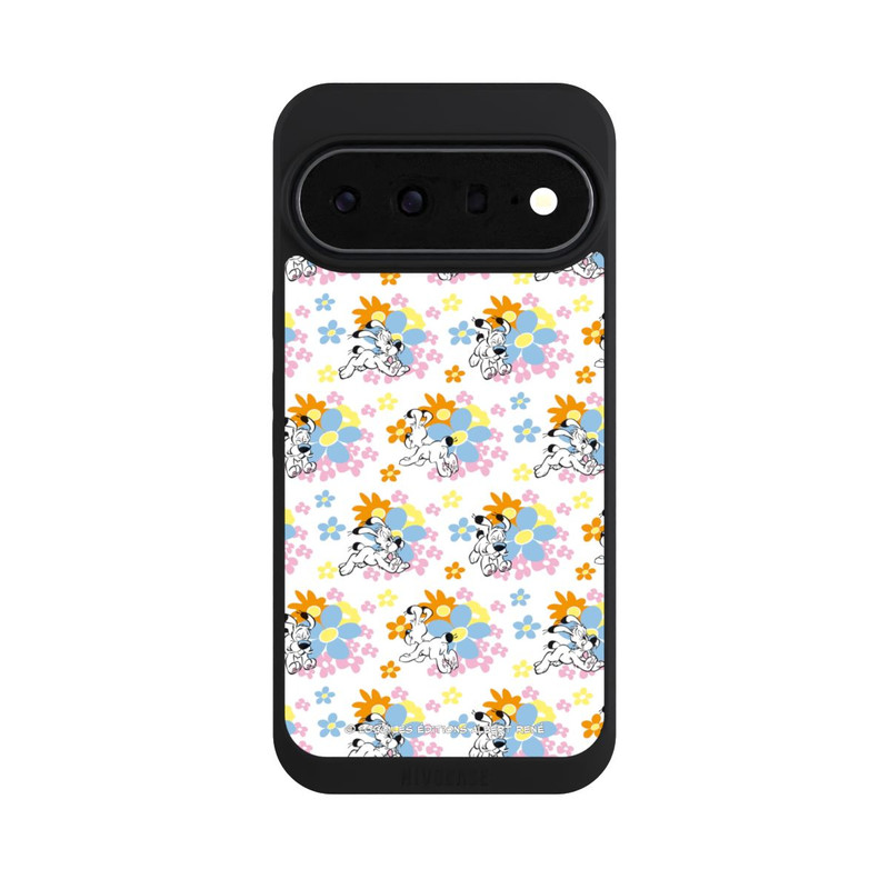 Pixel 11 Pro XL NIVOpure Idéfix sur fleurs colorées