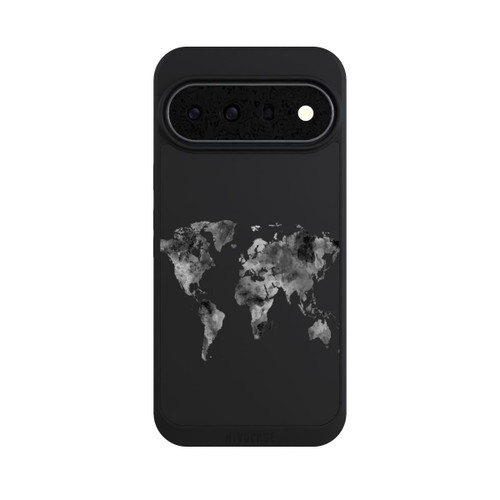 Google Pixel 11 Pro XL NIVOpure Carte du monde noire transparente