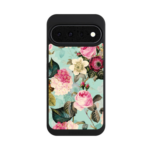 Google Pixel 11 Pro XL NIVOpure Türkisfarbene Rosentapete