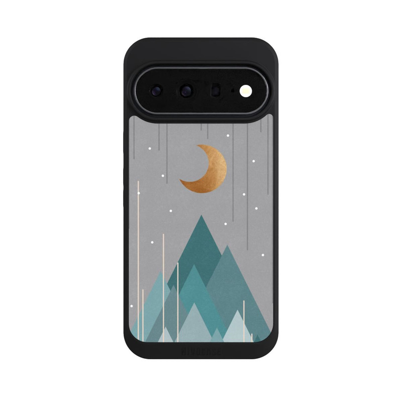 Pixel 11 Pro XL NIVOpure Lune et montagnes Vert menthe