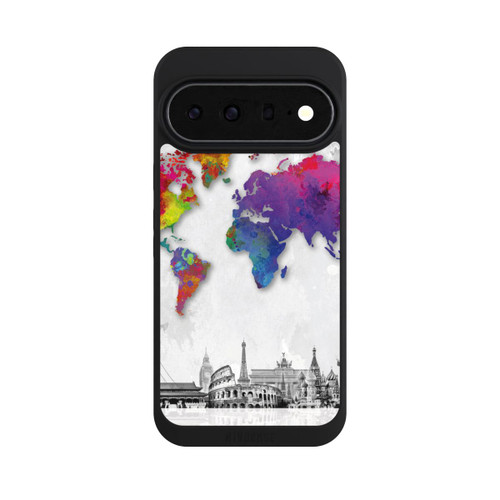 Google Pixel 11 Pro XL NIVOpure Weltkarte mit Skyline