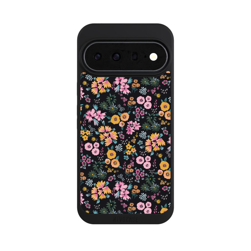 Pixel 11 Pro XL NIVOpure Petites Fleurs colorées Noir 2