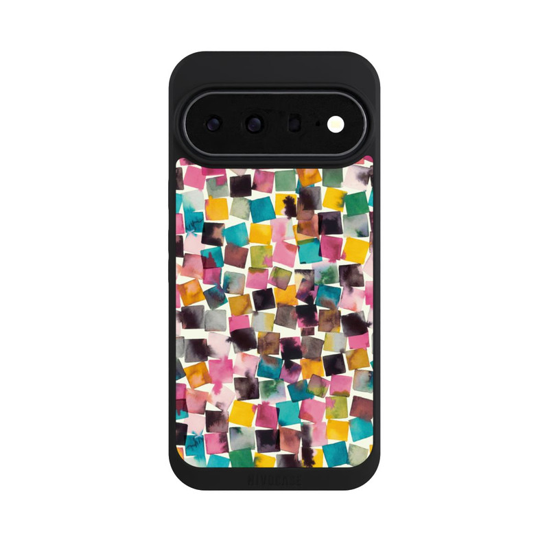Pixel 11 Pro XL NIVOpure Plaids Géométriques Aquarelle Rose
