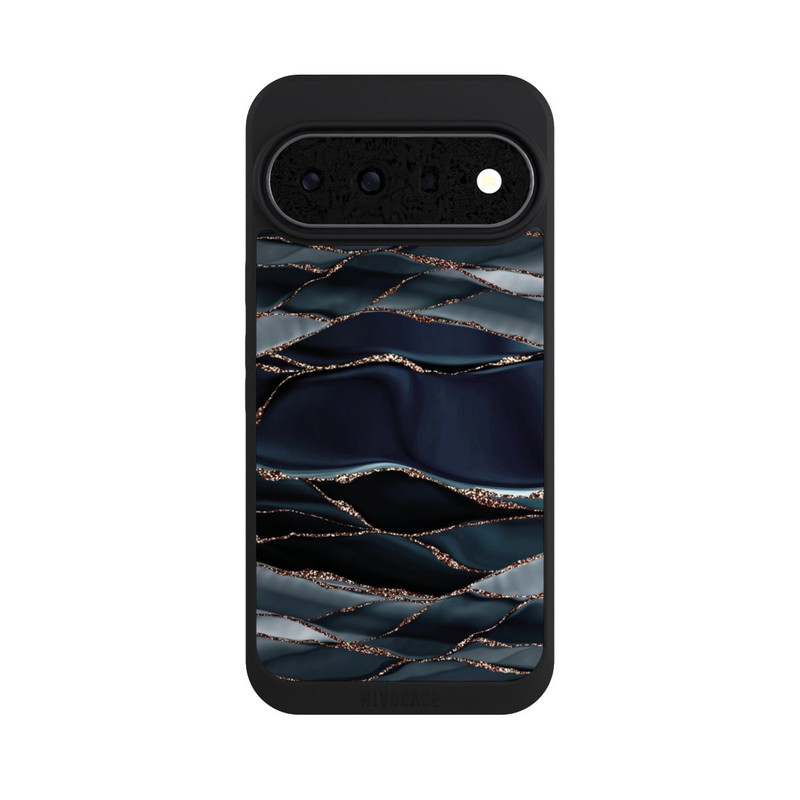 Pixel 11 Pro XL NIVOpure Dunkelgraue Streifen goldener Look