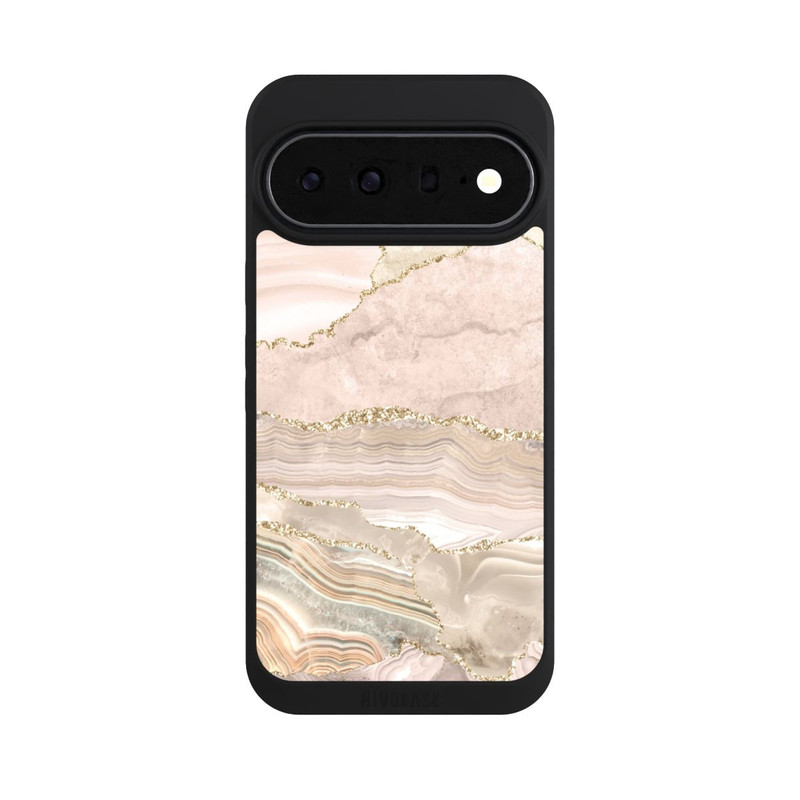 Pixel 11 Pro XL NIVOpure Marmor rosa-goldene Streifen