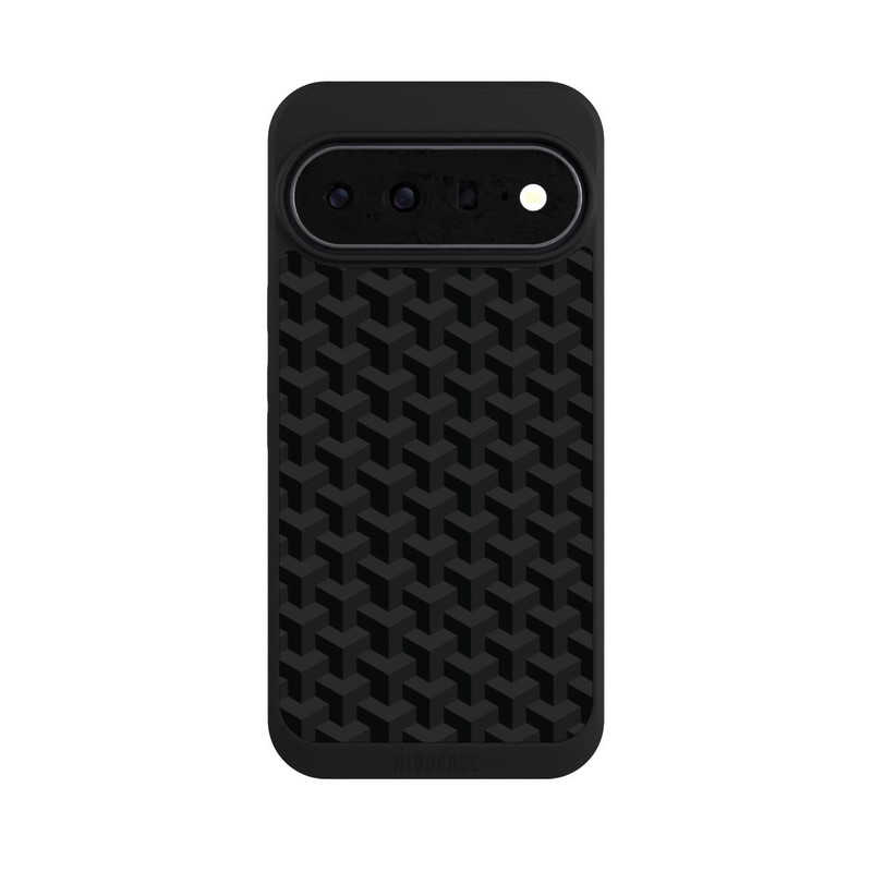 Pixel 11 Pro XL NIVOpure Black Isometric Pattern