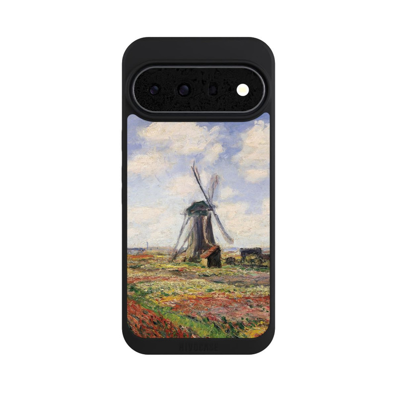 Pixel 11 Pro XL NIVOpure Tulpenfelder mit der Rijnsburger Windmühle von Claude Monet