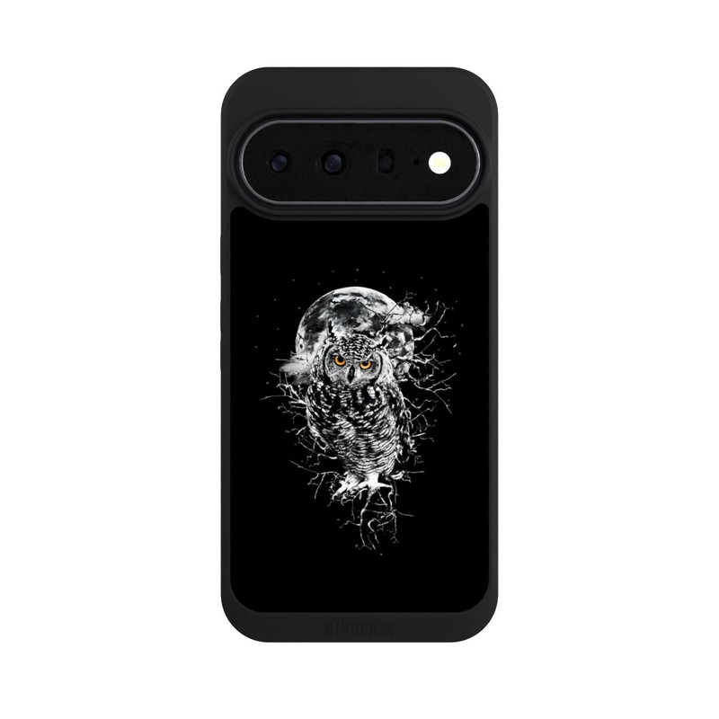 Pixel 11 Pro XL NIVOpure Chouette en noir et blanc