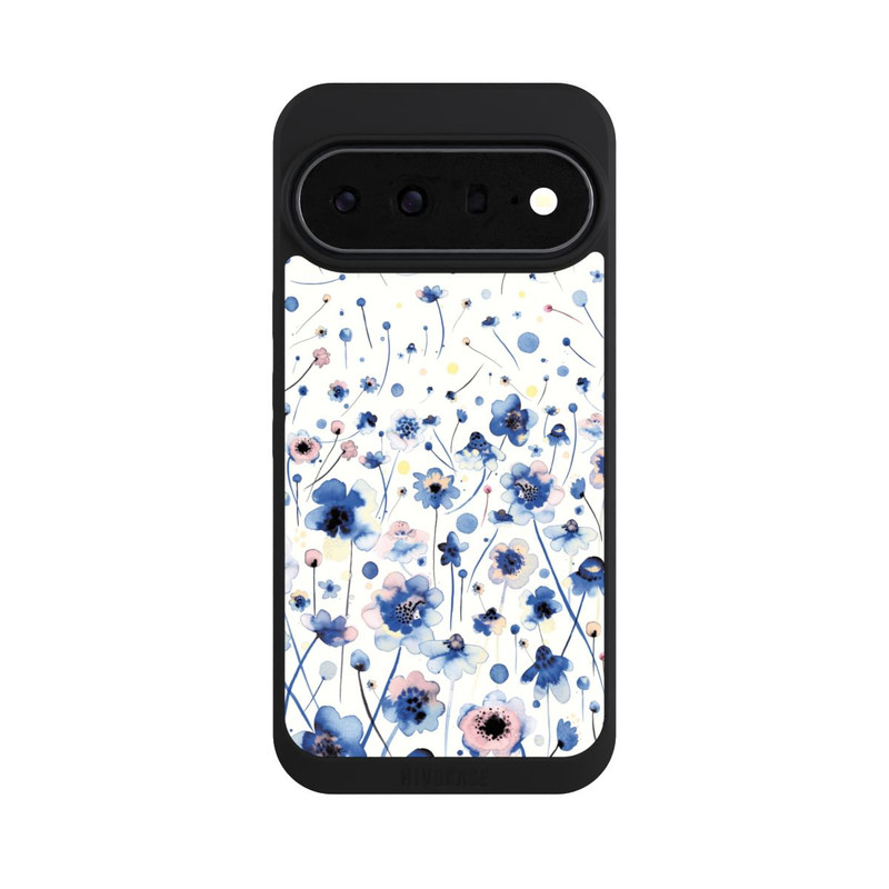 Pixel 11 Pro XL NIVOpure Aquarelltinte blaue Blumen