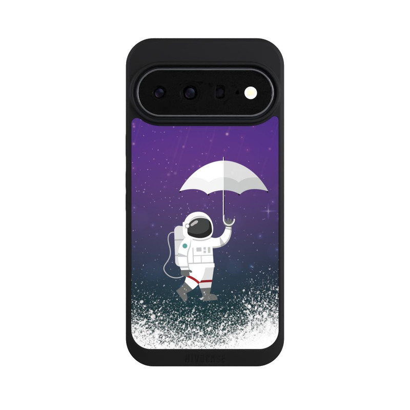 Pixel 11 Pro XL NIVOpure Astronaut im Asteroidenregen