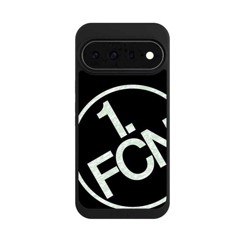 Pixel 11 Pro XL NIVOpure FCN Logo in Weiß Texture Hintergrund Schwarz
