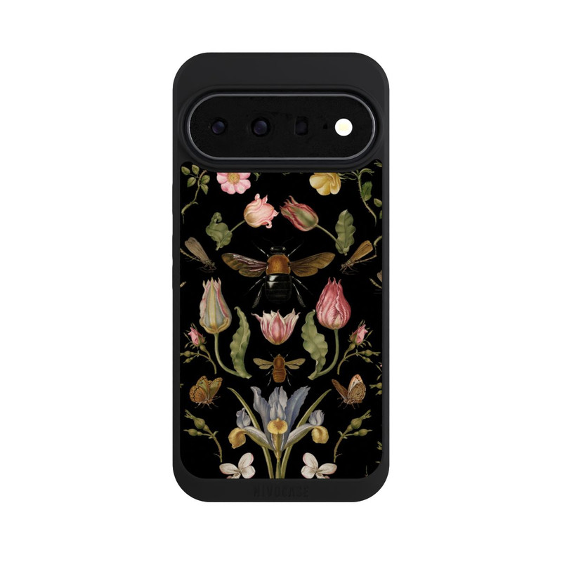 Pixel 11 Pro XL NIVOpure Wildblumen und Biene Schwarz