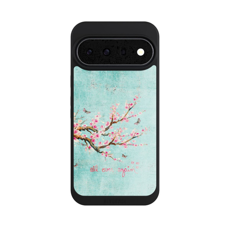Pixel 11 Pro XL NIVOpure Motif d'arbre en fleurs de cerisier bleu
