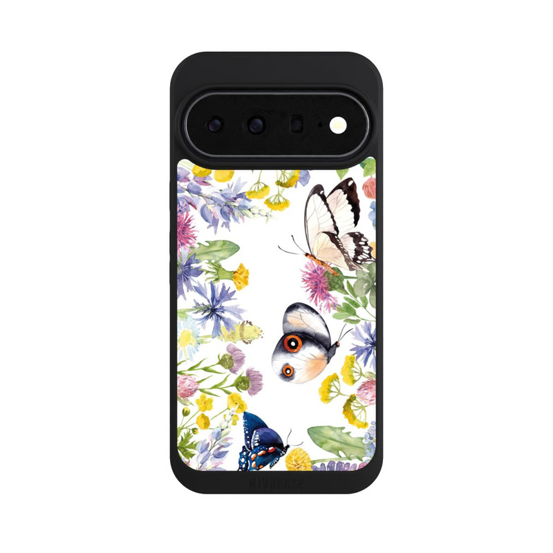 Pixel 11 Pro XL NIVOpure Bunte Frühlingsblumen und Schmetterlinge