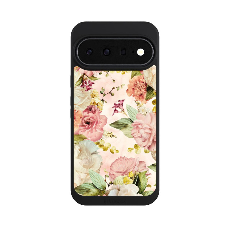 Pixel 11 Pro XL NIVOpure Cadre fleur pivoines beige