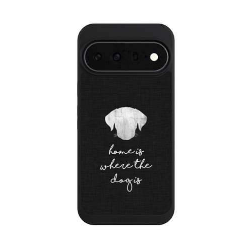 Google Pixel 11 Pro XL NIVOpure Home Is Where The Dog Is - Blanc sur noir