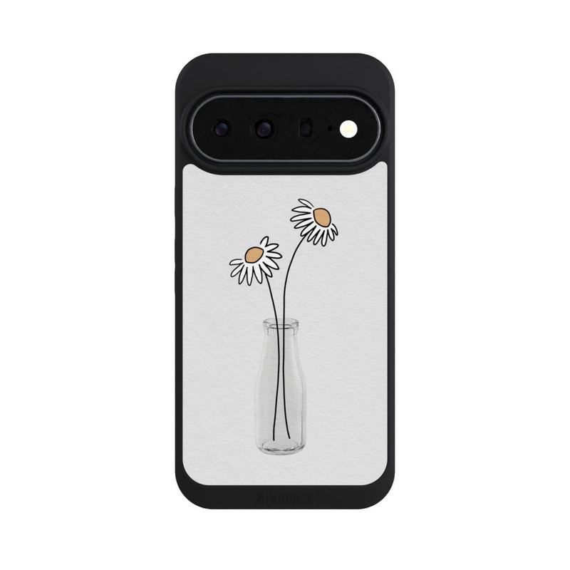 Pixel 11 Pro XL NIVOpure Stillleben mit weißen Gänseblümchen