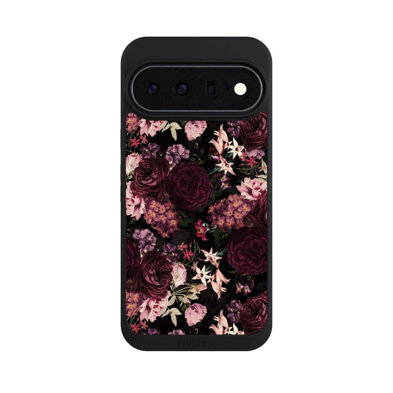 Pixel 11 Pro XL NIVOpure Fond Fleur Violet Foncé