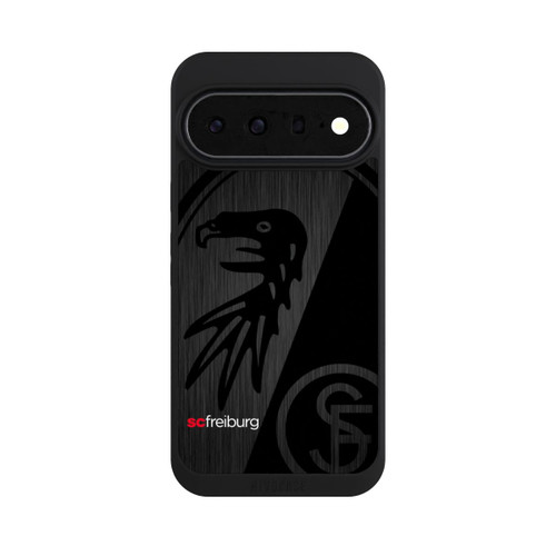 Google Pixel 11 Pro XL NIVOpure  Kratzen Metall Hintergrund mit dem Schriftzug  Vertikal SC Freiburg