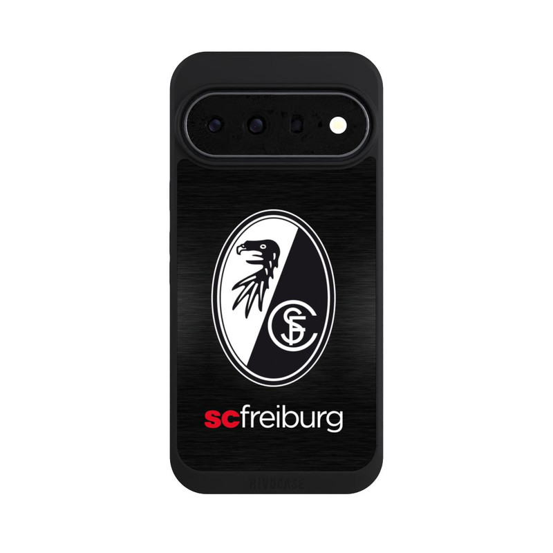 Pixel 11 Pro XL NIVOpure  Kratzen Metall Hintergrund mit dem Schriftzug  Horizontal SC Freiburg