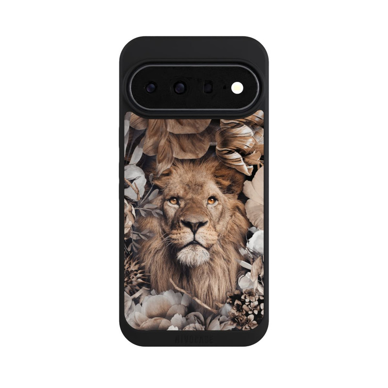 Pixel 11 Pro XL NIVOpure Löwe Blumenrahmen Beige