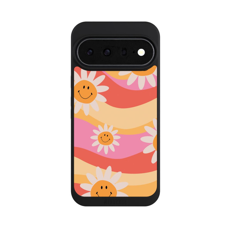 Pixel 11 Pro XL NIVOpure Retro Smiles Orange Colorful
