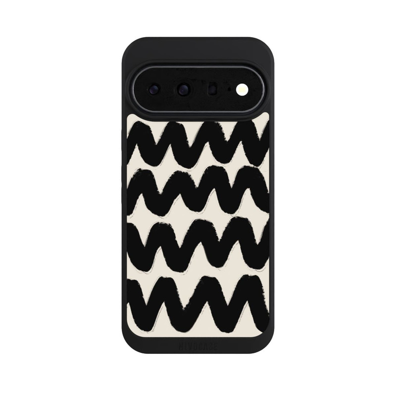 Pixel 11 Pro XL NIVOpure Vagues Noires Pattern