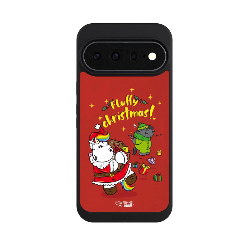 Pixel 11 Pro XL NIVOpure Pummeleinhorn Fluffy Christmas Rot