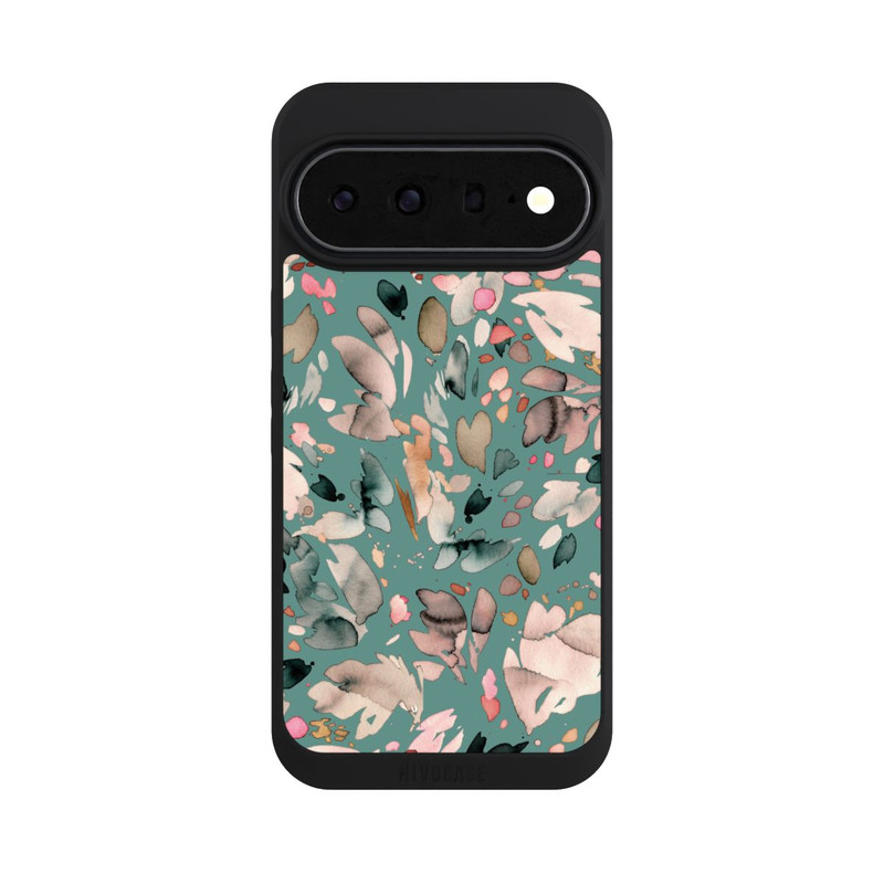 Pixel 11 Pro XL NIVOpure Abstrakte Blumenblätter grün