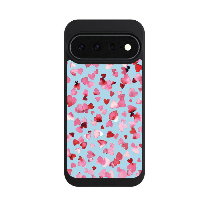 Pixel 11 Pro XL NIVOpure Saint Valentin Amour Coeurs Rose Bleu