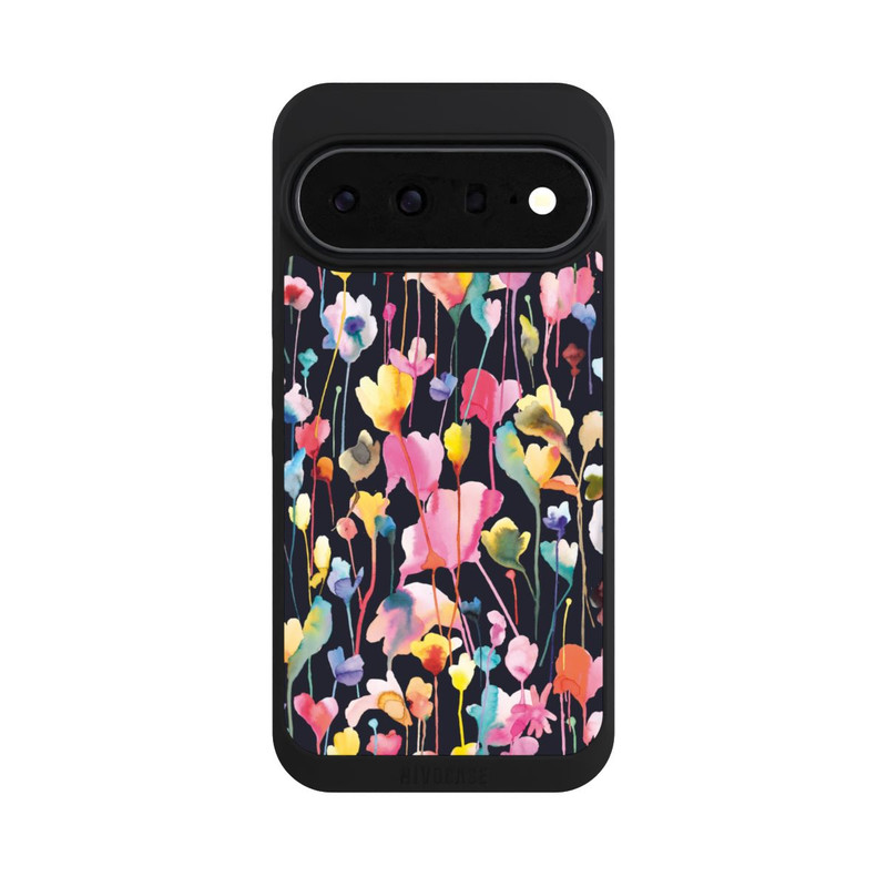 Pixel 11 Pro XL NIVOpure Fleurs sauvages Noir