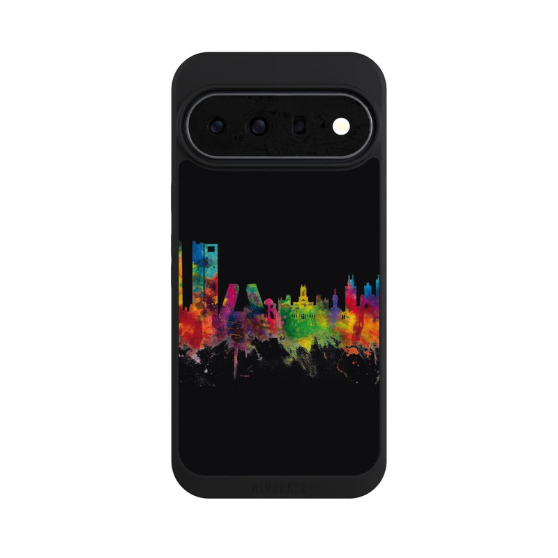 Pixel 11 Pro XL NIVOpure Ligne d'horizon de Madrid Espagne Noir