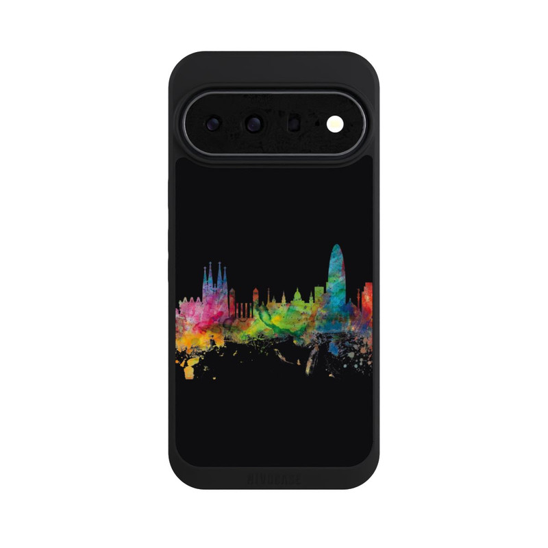 Pixel 11 Pro XL NIVOpure Barcelona Spanien Skyline Schwarz