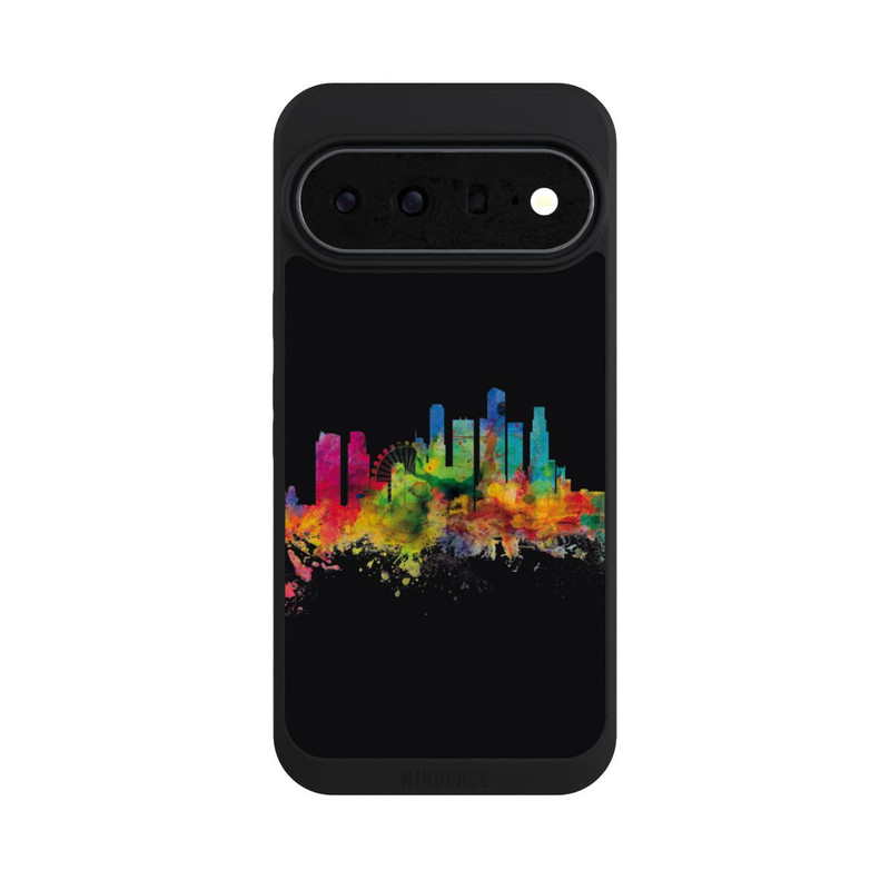 Pixel 11 Pro XL NIVOpure Skyline von Singapur Schwarz