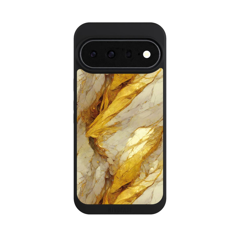 Pixel 11 Pro XL NIVOpure Couches d'impression en marbre blanc et or