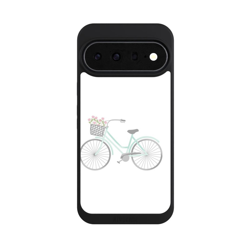 Pixel 11 Pro XL NIVOpure Retro Fahrrad weißer Hintergrund 