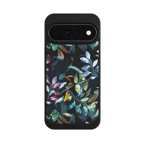Google Pixel 11 Pro XL NIVOpure Aquarelle Feuilles Mystiques Noir