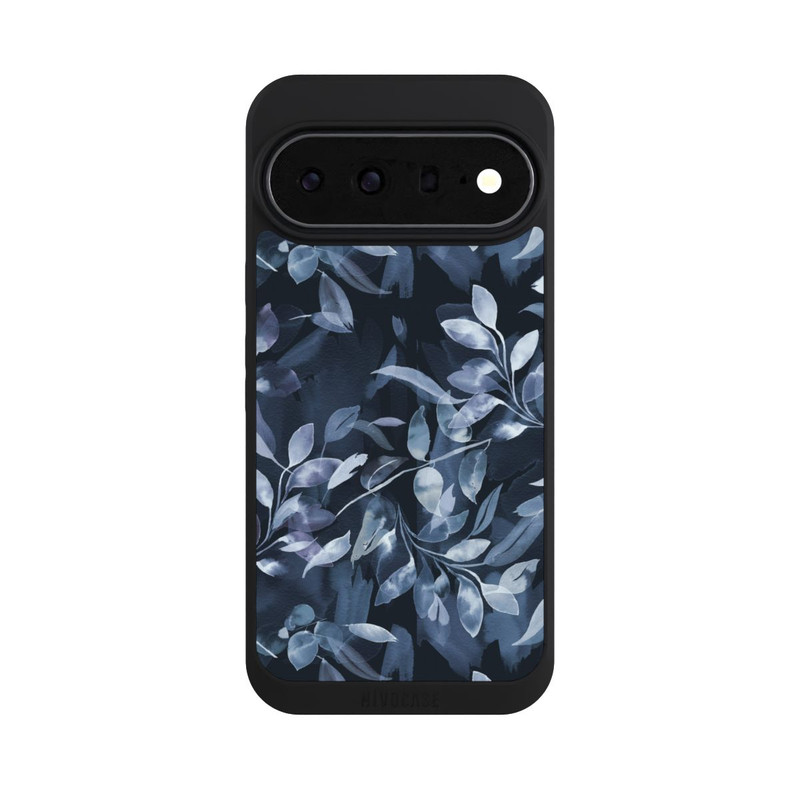 Pixel 11 Pro XL NIVOpure Mystische Aquarellblätter marineblau