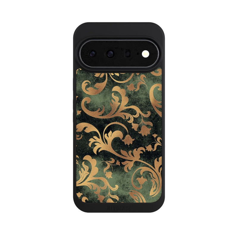 Pixel 11 Pro XL NIVOpure Damasttapete Dunkelgrün