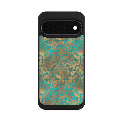 Google Pixel 11 Pro XL NIVOpure Papier Peint Damassé Turquoise