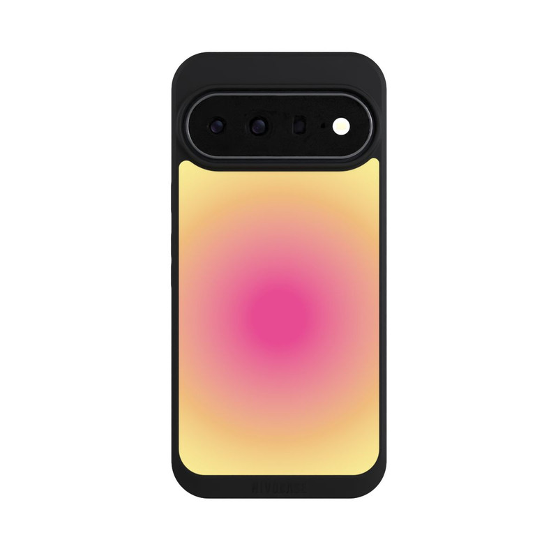 Pixel 11 Pro XL NIVOpure Aura jaune rose cercle