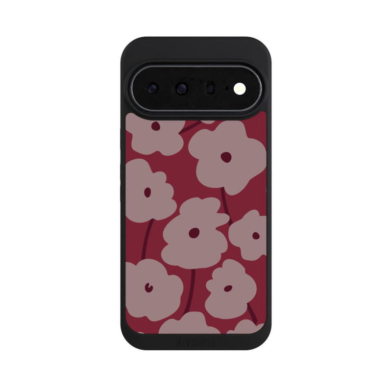 Pixel 11 Pro XL NIVOpure Minimalistische Blumen Bordeaux