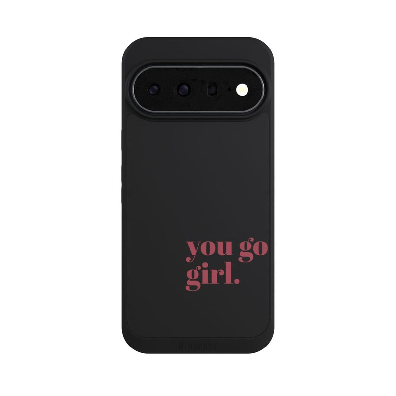 Pixel 11 Pro XL NIVOpure You Go Girl Rosa Transparent